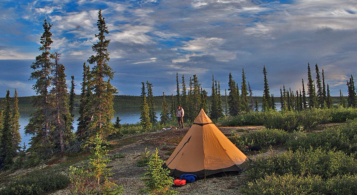 Tentipi in the country