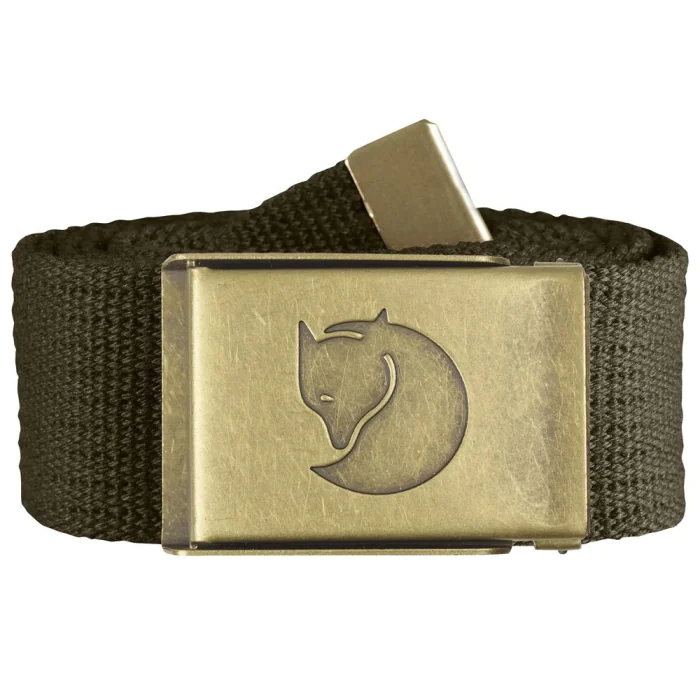 Fjallraven Brass Buckle Canvas Belt