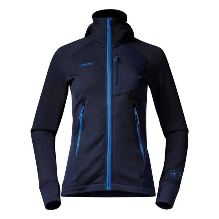 Bergans Womens Cecilie Wool Jacket W Hood