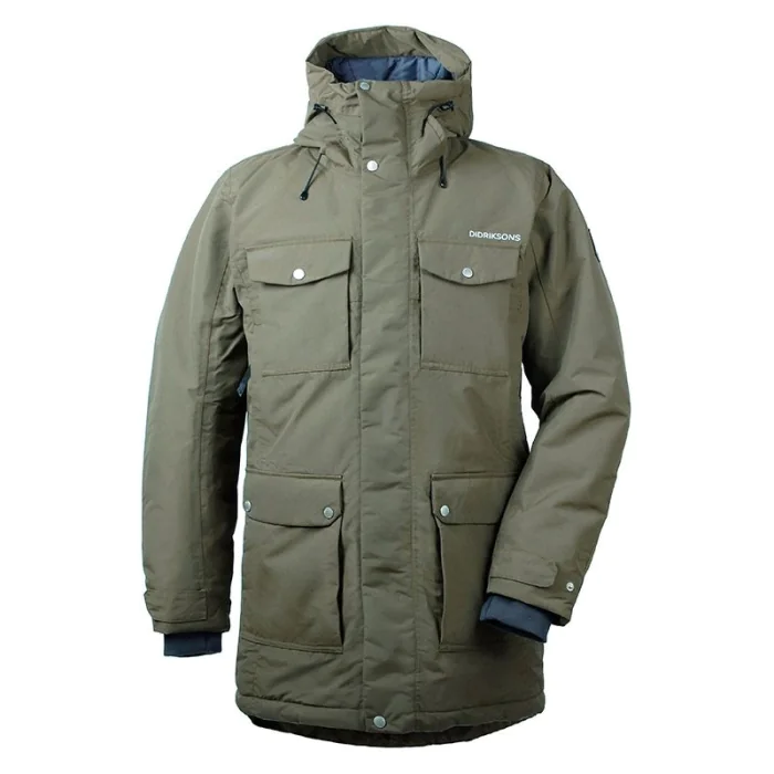 Didriksons Men s Drew Parka Highest Quality Outdoor Lifestyle Jacket Nordic Outdoor